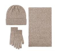 Donna Inverno Berretto Cappelli Sciarpa Termiche Set Invernali Berretto Scaldaorecchie In Peluche Unisex Calore Scaldacollo Antivento Completo Sciarpa Cappello Guanti Donna Termici Elasticizzata