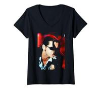 Donna INXS Michael Hutchence Live Elegantemente Wasted World Tour 1997 Maglietta con Collo a V