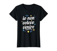Donna Io Non Volevo Venire Maglietta con Stampa Grafica Economica