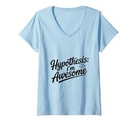 Donna Ipotesi: I'm Awesome - Festeggia la Tua Fiducia Maglietta con Collo a V