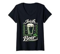 Donna Irish You Were Beer St Patrick's Day Fun Maglietta con Collo a V