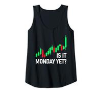 Donna Is it Monday Yet? Trader azioni Mercato azionario Borsa Canotta