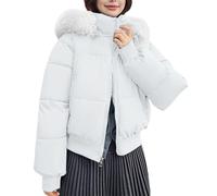 Donna Ispessito Caldo Corto Con Cappuccio Giacca Con Cappuccio Invernali Piumino Caldo Antivento Giubbotto Imbottita Elegante Cappotto Leggero Corto Giubbino Taglie Forti Casual Parka Comodo