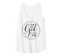 Donna Ispirazione Faith Shirt I Do My Best God Does The Rest Canotta