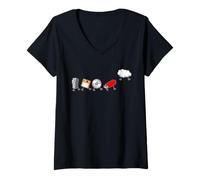Donna IT I Amministrazione I Supporti di memorizzazione I Nerd Maglietta con Collo a V