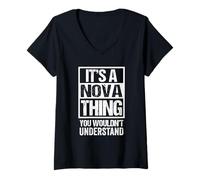 Donna It's A Nova Thing You Wouldn't Understand - First Name Maglietta con Collo a V