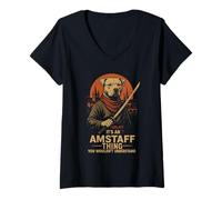 Donna It's An Amstaff Thing You Wouldn't Understand Maglietta con Collo a V