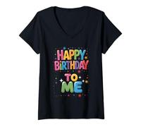 Donna It's My Birthday Birthday Party Uomini Donne Bambini Maglietta con Collo a V