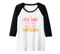 Donna It's Way Too Peopley Outside Maglia con Maniche Raglan