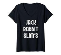 Donna Jack Rabbit Slim Maglietta con Collo a V