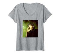 Donna Jaime Harding Marion Britpop Band di Andy Willsher Maglietta con Collo a V