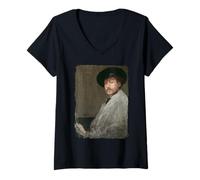 Donna James Abbott McNeill Whistler Maglietta con Collo a V