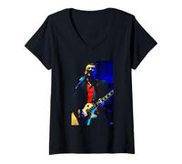 Donna James Dean Bradfield Manic Street Predicatori Cardiff Arena Maglietta con Collo a V
