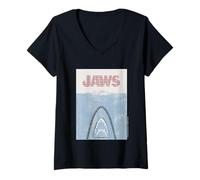 Donna Jaws 2025 Mascelle più Grandi Mascelle più Grandi Maglietta con Collo a V