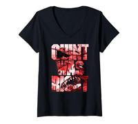 Donna Jaws 2025 Quint Era Giusto Tributo Classico Maglietta con Collo a V