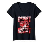 Donna Jaws 2025 Quint Era Giusto Tributo Classico Maglietta con Collo a V