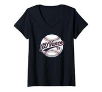 Donna JD Vance 2028 Baseball Voto per Il Presidente repubblicano Maglietta con Collo a V