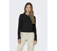 Donna JDY Maglia a Maglia Tondo Dettagli a Bottoni Fit Fit Maniche Lunghe Elegan