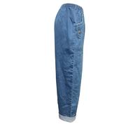 Donna Jeggings Grigio Toni 3/4 Capri Lunghezza da Corto Pantaloni Taglia 10, 20