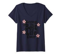 Donna Jehovah's Witness Best Life Ever JW Gift JW Org Maglietta con Collo a V