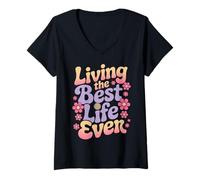 Donna Jehovah's Witness Best Life Ever JW Gift JW Org Maglietta con Collo a V