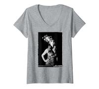 Donna Jenny Lewis RILO Kiley Attore cantante Michael Robert Williams Maglietta con Collo a V