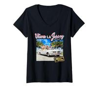 Donna Jersey Shore: Family Vacation Viva La Jersey Group Photo TV Maglietta con Collo a V