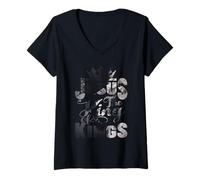 Donna Jesus is My King - Bold Faith And Strength Design Maglietta con Collo a V