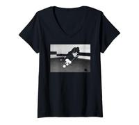 Donna Jimmy White Snooker Masters 1984 Triple Crown Vincitore Maglietta con Collo a V