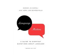 Donna Jo Napoli Vera Lee-Schoenfeld Language Matters (Tascabile)