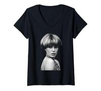 Donna Joanna Lumley I Nuovi Vendicatori Assolutamente Favoloso Maglietta con Collo a V