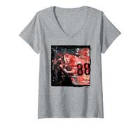 Donna Joe Strummer The Clash Live - Artista distopico Maglietta con Collo a V