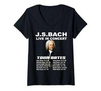 Donna Johann Sebastian Bach - Live in Concert - Date del Tour Maglietta con Collo a V
