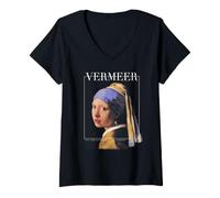 Donna Johannes Vermeer Maglietta con Collo a V
