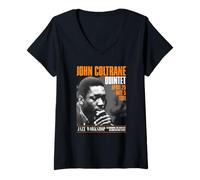 Donna John Coltrane Jazz Workshop San Francisco 1961 Maglietta con Collo a V
