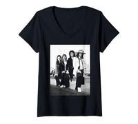 Donna John Deacon Roger Taylor Brian May e Freddie Mercury Queen Maglietta con Collo a V
