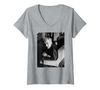 Donna John Thaw Ispettore Morse Attore The Sweeney 1986 Maglietta con Collo a V