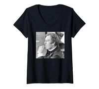Donna John Thaw Ispettore Morse L'attore Sweeney 1975 Maglietta con Collo a V