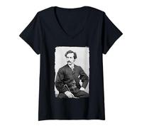 Donna John Wilkes Booth Maglietta con Collo a V