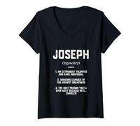 Donna Joseph Definition Funny Talented Great Joe Cosplay Josephs Maglietta con Collo a V