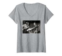 Donna Joy Division Bernard Sumner Ian Curtis in Diretta Martin O'Neill Maglietta con Collo a V