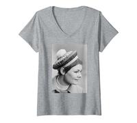 Donna Judi Dench Cabaret da Sogno di Notte di Mezza Estate 1968 Maglietta con Collo a V