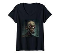 Donna Jules Verne Maglietta con Collo a V
