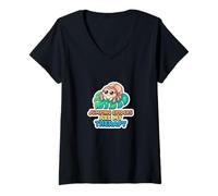 Donna Jumping Spiders Are My Therapy Cute Aracnid Pet Bug Lover Maglietta con Collo a V