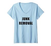 Donna Junk Removal - Professional Staff & Volunteer Uniform Maglietta con Collo a V
