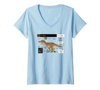 Donna Jurassic World T. Rex Profile Maglietta con Collo a V