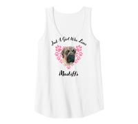 Donna Just A Girl Who Loves Mastiffs Cane Cucciolo Canotta