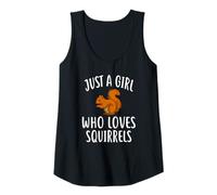 Donna Just A Girl Who Loves Squirrels T-Shirt Funny Squirrel Canotta