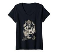 Donna Justice League Lobo Bounty Hunter Hook Maglietta con Collo a V