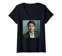 Donna Justin Trudeau Citazione femminista Meme del Primo ministro Canadese Maglietta con Collo a V